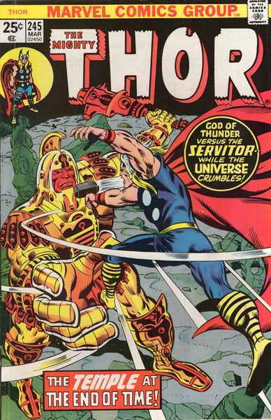 Thor #245 "The Temple At The End Of Time!" Bronze Age Classic VGFN