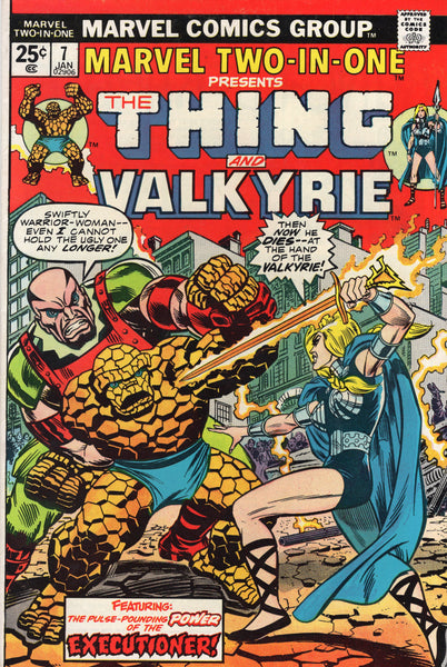 Marvel Two-in-One #7 Valkyrie! VF