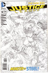 Justice League #14 Tony Daniel Sketch Cover Variant New 52 Series VFNM