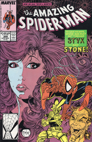 Amazing Spider-Man #309 Styx And Stone McFarlane Art VFNM
