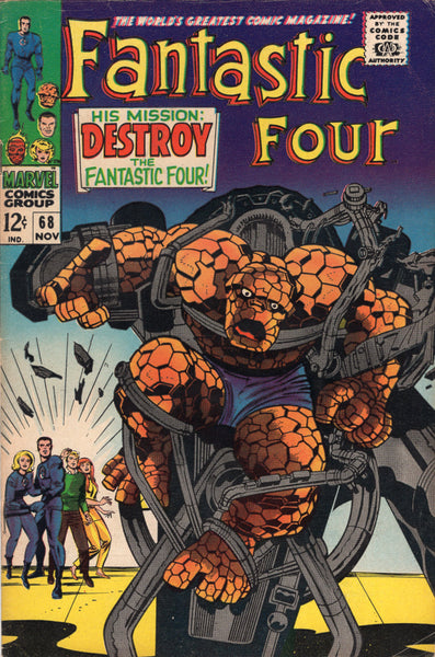 Fantastic Four #68 "Destroy The Fantastic Four!" Silver Age Classic VGFN