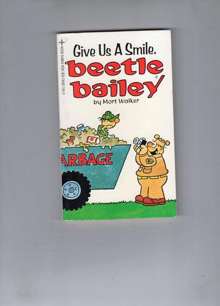 Give Us A Smile, Beetle Bailey Vintage Humor Paperback Mort Walker VF