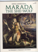 Marvel Graphic Novel Marada The She-Wolf First Print Bolton Art HTF VF