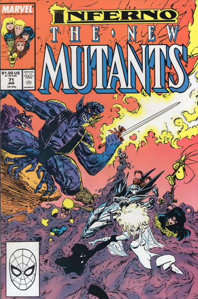 New Mutants #71 Infereno! VF