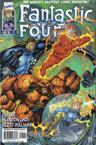 Fantastic Four Vol. 2 #1 Jim Lee VFNM