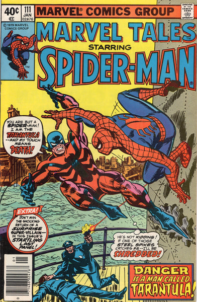 Marvel Tales #111 Reprints Spider-Man #134 First Tarantula! Bronze Age FVF