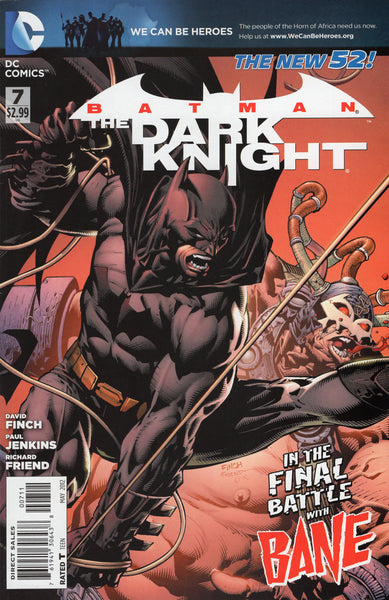 Batman: The Dark Knight #7 (New 52 Series) Final Battle With Bane! VFNM