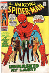 Amazing Spider-Man #87 "Unmasked At Last!" Bronze Age Romita Classic VGFN