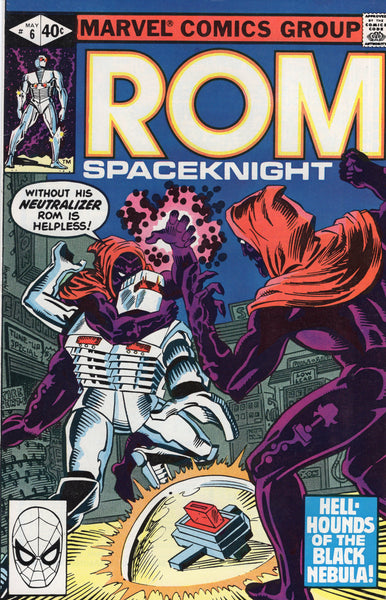 Rom Spaceknight #6 "Hell-Hounds Of The Black Nebula!" FVF