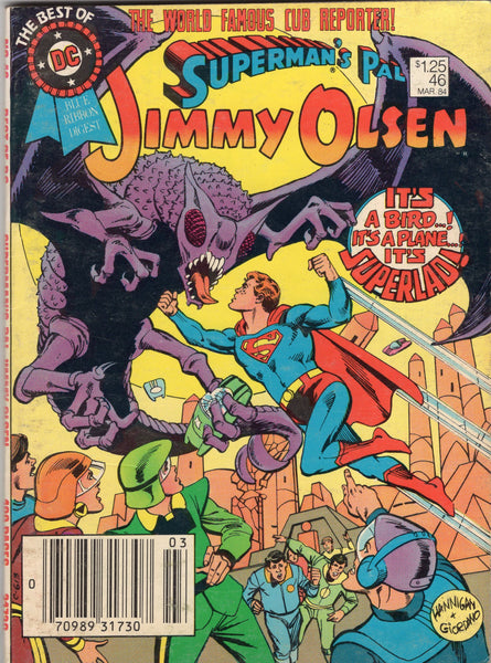 Best Of DC Blue Ribbon Digest #46 Superman's Pal Jimmy Olsen HTF FN
