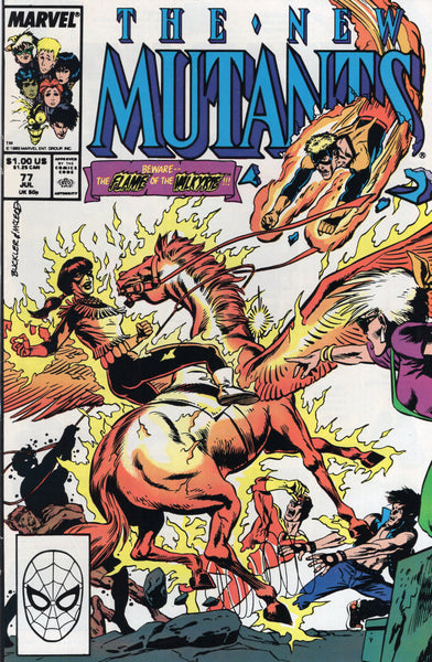New Mutants #77 The Flame Of the Valkyrie! VFNM