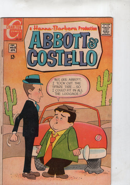 Abbott And Costello #8 Silver Age Charlton Humor VG-