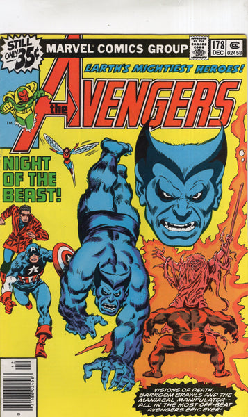 Avengers #178 Night Of The Beast! FVF