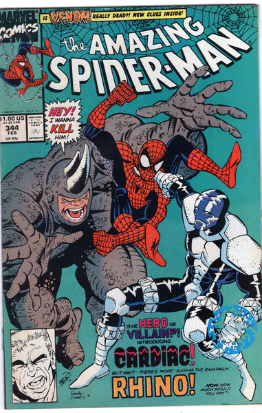 Amazing Spider-Man #344 First Cletus Kassidy Modern Key VGFN