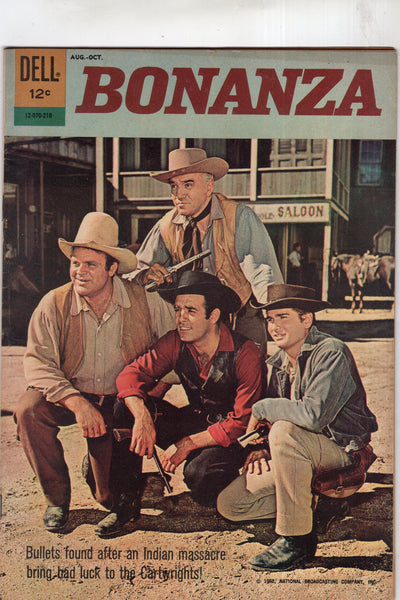 Bonanza Dell #12-070-210 1962 Silver Age Photocover FN