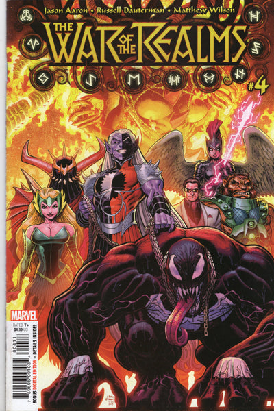 War Of Realms #4 Venom In Chains! VF