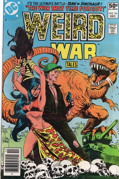 Weird War Tales #94 "The War That Time Forgot!" News Stand Variant VG