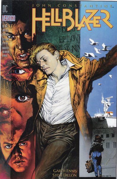 Hellblazer #67 End Of The Line! Ennis & Dillon DC Vertigo VF