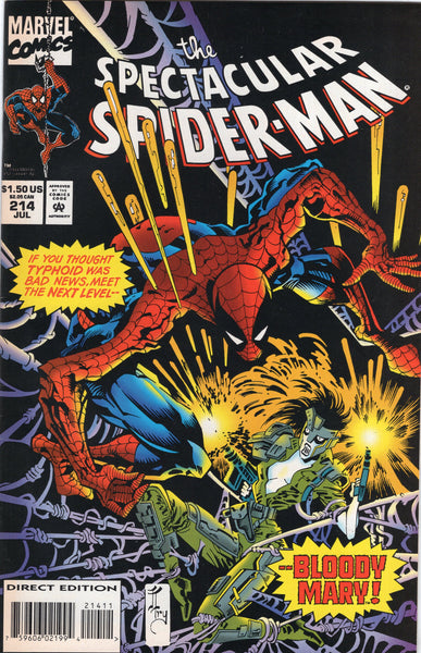 Spectacular Spider-Man #214 "Bloody Mary!" FVF