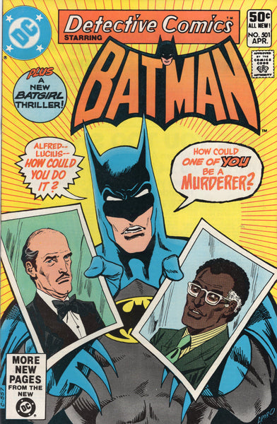 Detective Comics #501 Batman And Batgirl! FVF