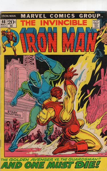 Iron Man #46 Death Of The Guardsman! Bronze Age FN