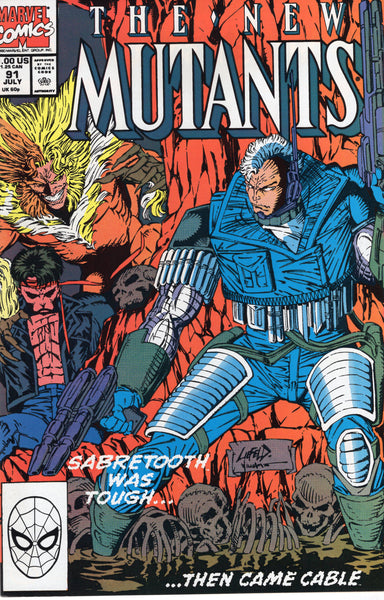 New Mutants #91 ...Then Came Cable Liefeld Art VFNM