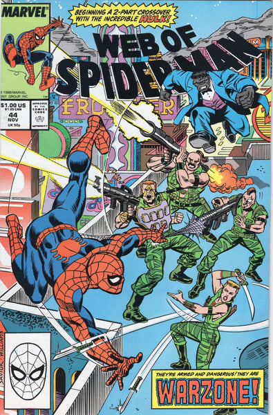 Web of Spider-Man #44 VF