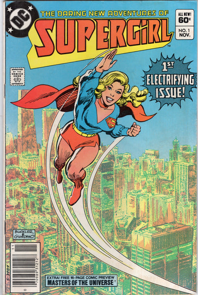 Daring New Adventures Of Supergirl #1 Master Of The Universe Insert News Stand Variant VG