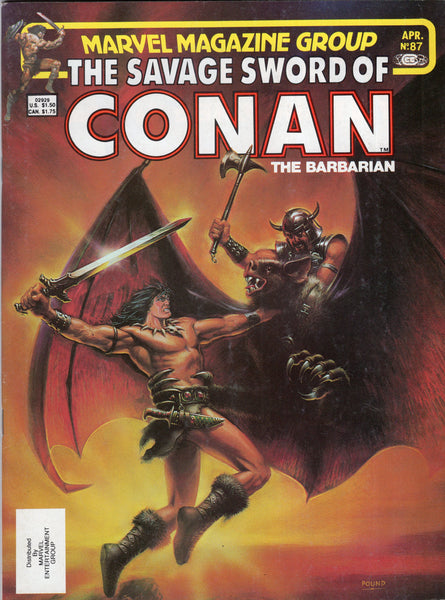 Savage Sword Of Conan #87 "The Armor Of Zulda Thaal!" Buscema Chan FN
