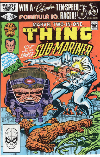 Marvel Two-In-One #81 Benjy And The Sub-Mariner FN