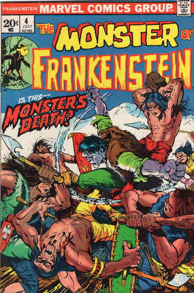 Monster of Frankenstein #4 Is This... The Monster's Death! VG