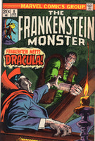 Frankenstein Monster #8 Dracula Lives! Bronze Age Key FN