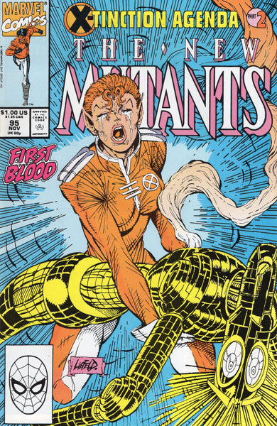 New Mutants #95 First Blood! VF+