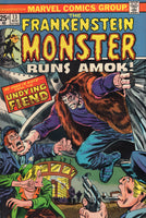 Frankenstein Monster #13 The Undying Fiend! VG