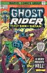 Ghost Rider #17 Side By Side With The Son Of Satan! Bronze Age Horror Key VG