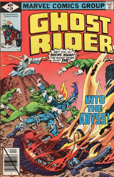 Ghost Rider #39 Into The Abyss! Bronze Age Horror VGFN