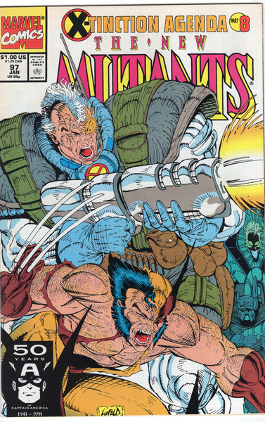 New Mutants #97 Extinction Agenda Part 8 Liefeld Art VF