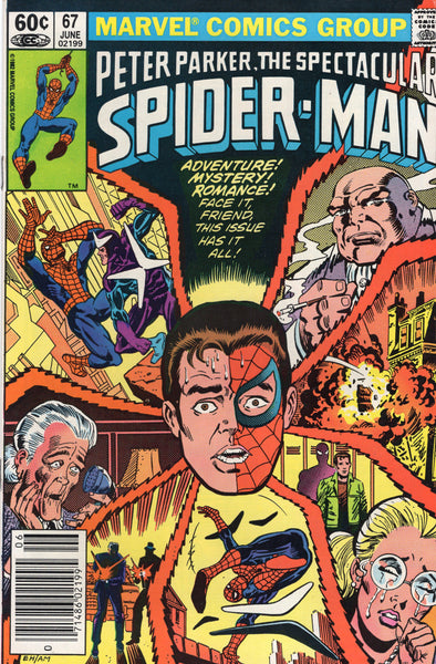 Peeter Parker, The Spectacular Spider-Man #67 Newsstand Variant VFNM