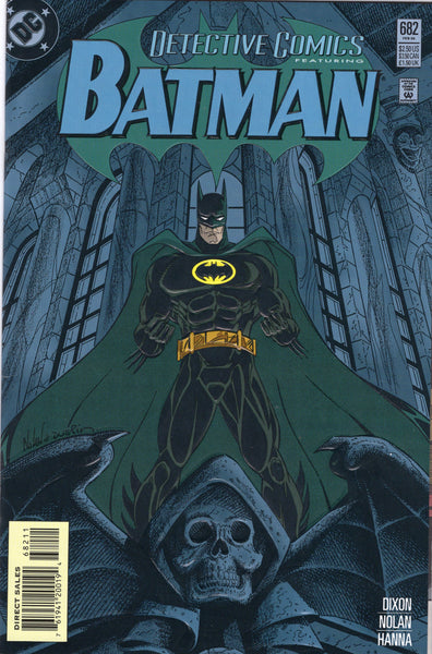Detective Comics #682 Fancy Black Embossed Cover! VF