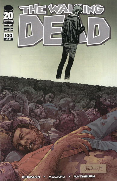 Walking Dead #100 Charlie Adlard Wraparound Cover VFNM