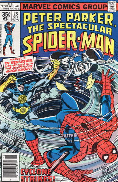 Spectacular Spider-Man #23 early Moon Knight Bronze Age FVF