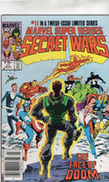 Marvel Super-Heroes Secret Wars #11 The Face Of Doom! News Stand Variant FN