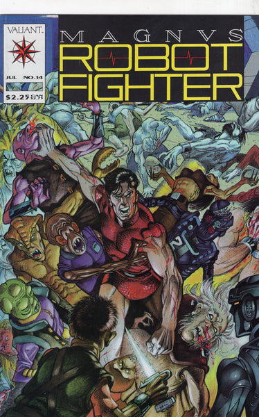 Magnus Robot Fighter #14 The Asylum Saga Conclusion HTF Early Valiant VF