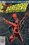 Daredevil #188 Black Widow! Frank Miller!! News Stand Variant!!! FN