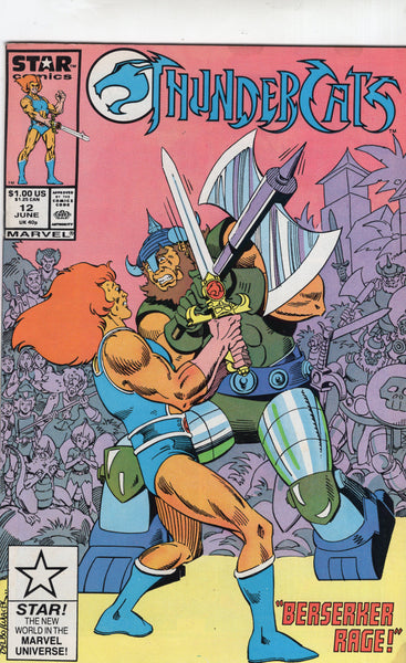 Thundercats #12 "Berserker's Rage!" HTF Star Comics VGFN