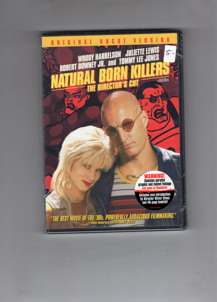 Natural Born Killers Director's Cut DVD New Sealed Mature Viewers!
