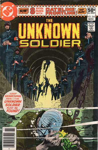 Unknown Soldier #245 "Dateline" Frontline!" Kubert Classic News Stand Variant VG