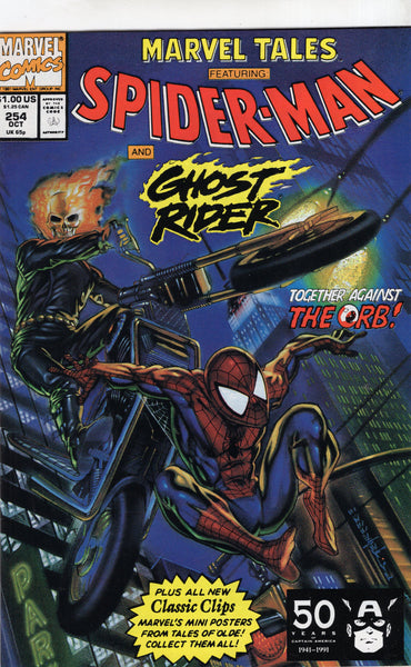 Marvel Tales #254 Spidey And Ghost Rider! FN