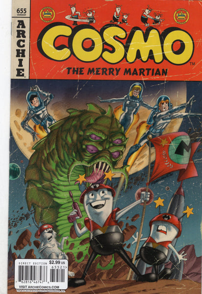 Archie #655 Cosmo The Merry Martian Variant FVF