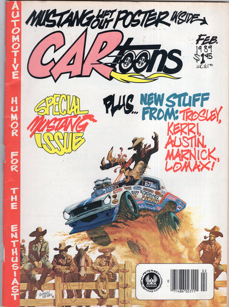 Cartoons Magazine Feb 1989 Vol 30 #1 HTF Auto Humor VGFN